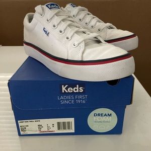 KEDS JUMP KICK TWILL WHITE